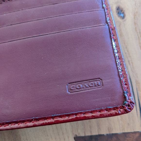 Coach Red Wallet - Picture 4 of 8